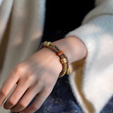 Tibetan Six-Syllable Mantra Braided Bracelet
