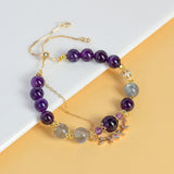 Celestial Scorpio Intuition Bracelet: Moonstone & Amethyst