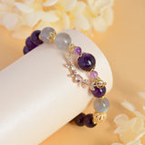 Celestial Scorpio Intuition Bracelet: Moonstone & Amethyst
