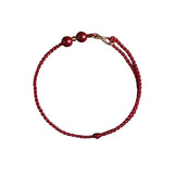Auspicious Red Thread "Infinite Wealth" Bracelet/Anklet