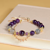 Celestial Scorpio Intuition Bracelet: Moonstone & Amethyst