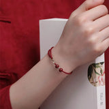 Auspicious Red Thread "Infinite Wealth" Bracelet/Anklet