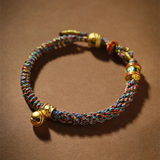 Tibetan Six-Syllable Mantra Braided Bracelet