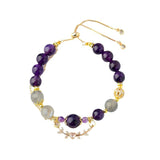 Celestial Scorpio Intuition Bracelet: Moonstone & Amethyst
