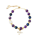 Celestial Sagittarius Amethyst Arrow Bracelet