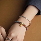 Tibetan Six-Syllable Mantra Braided Bracelet