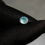 Mint Fireworks Zircon Stud Earrings