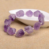 Super Inspiration Amethyst Free Form Irregular Bracelet