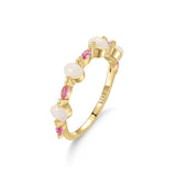Celestial Bloom Opal Ring