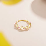 Celestial Bloom Opal Ring